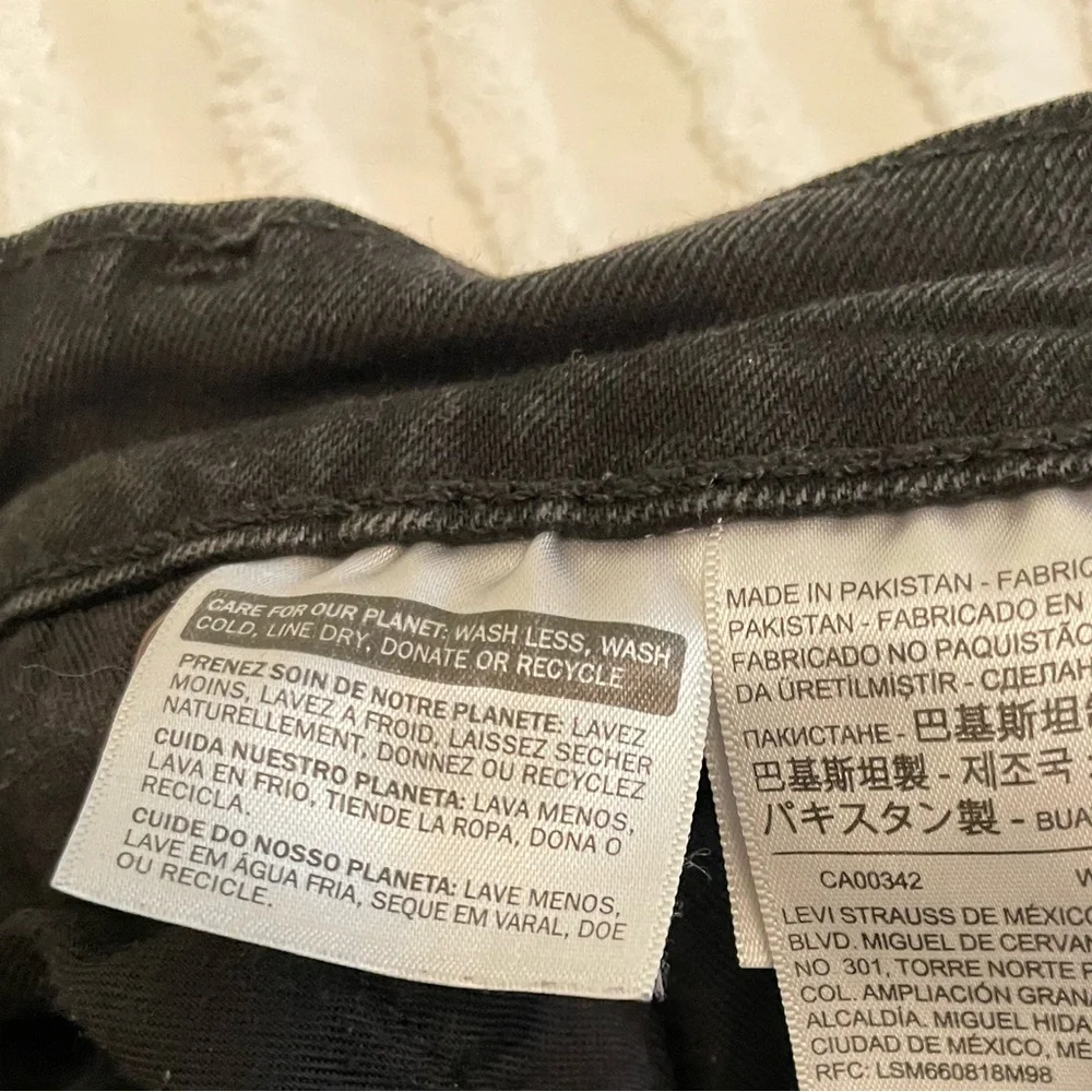 Levi’s Premium 511 Black Jeans 33x34